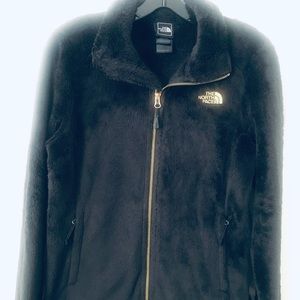 The North Face Black Fleece Jacket W/Gold